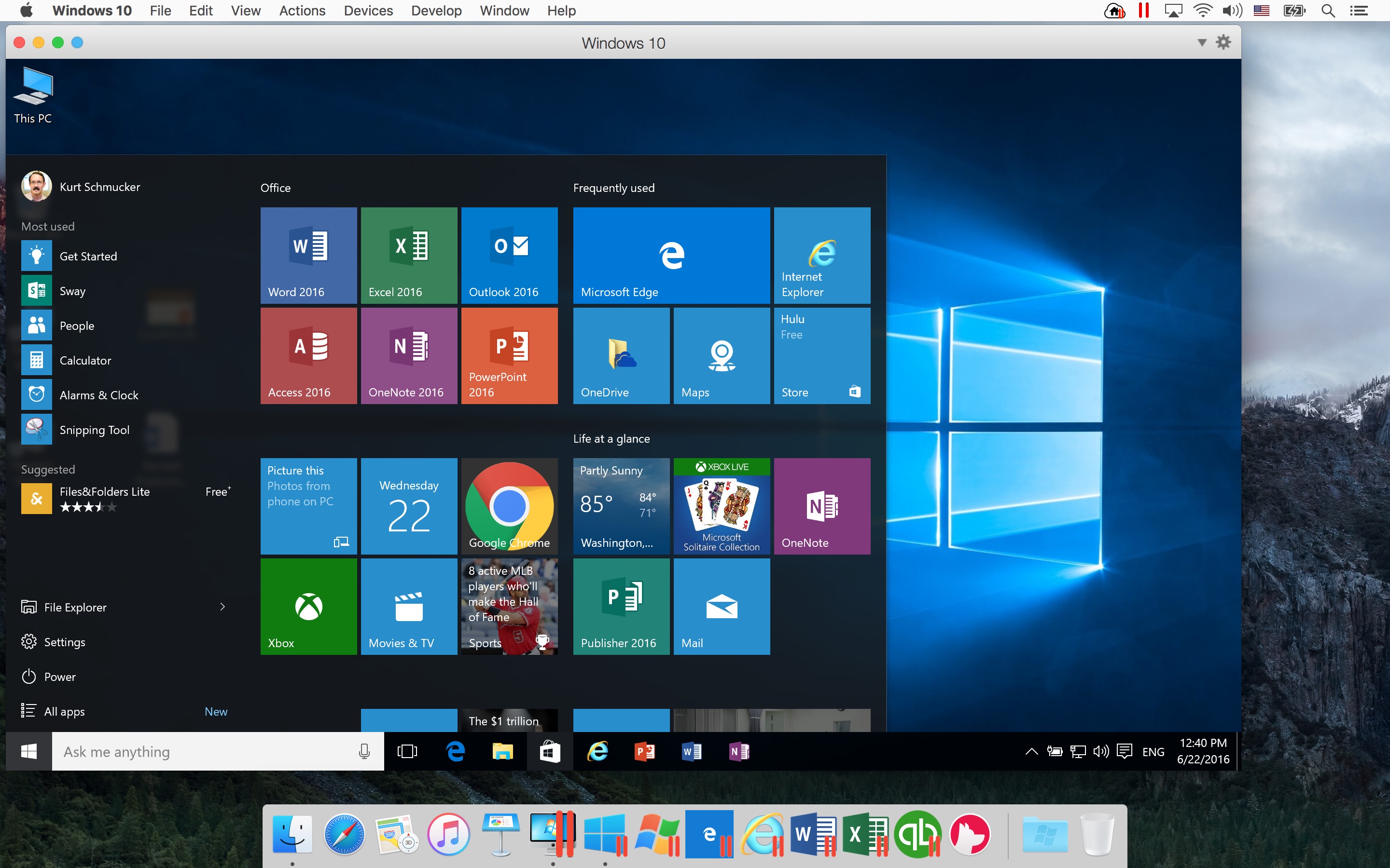 windows xp for mac osx